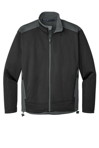 Branded Inventory - Port Authority Two-Tone Soft Shell Jacket - Black/ Graphite