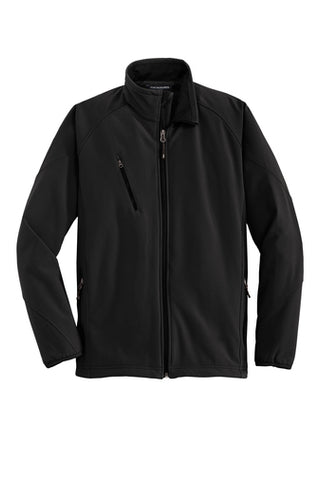 Branded Inventory - Port Authority Textured Soft Shell Jacket - Black