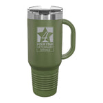 Four Star Vet Service - 40 oz Tumbler - Military Green