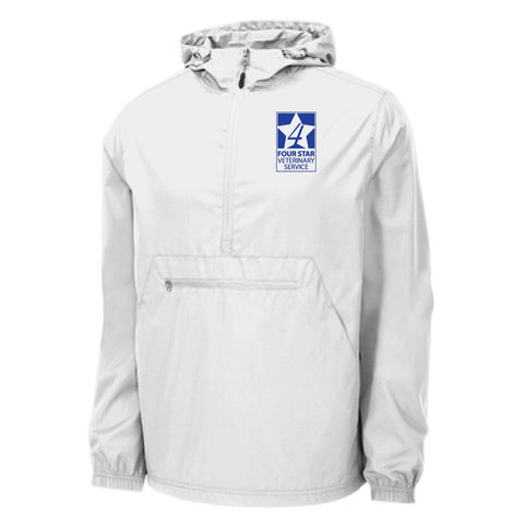 Four Star Vet Service - Adult Windbreaker - White