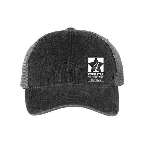 Four Star Vet Service 2024 - Hat - Black/Grey