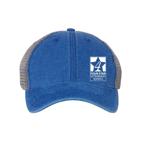 Four Star Vet Service 2024 - Hat - Royal/Grey