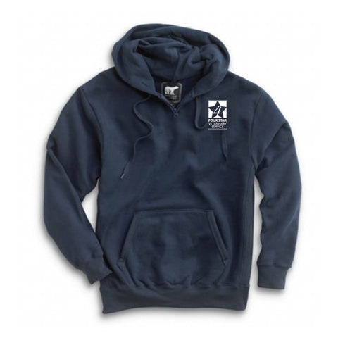 Four Star Vet Service - Adult Hoodie - Navy