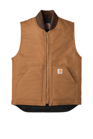 Branded Inventory - Carhartt Duck Vest - Carhartt Brown