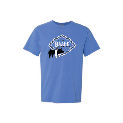 Baade Genetics 25 -  Garment Dyed Tee - Unisex - Mystic Blue