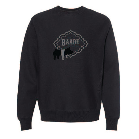 Baade Winter 25 - Heavyweight Crewneck - Unisex - Black