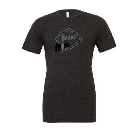 Baade Winter 25 - Triblend Tee - Unisex - Charcoal Black Triblend