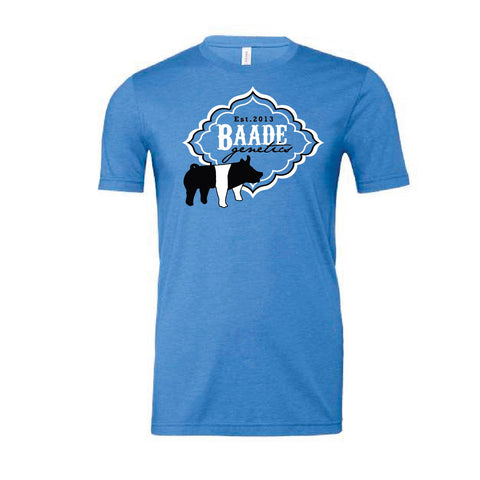 Baade Genetics 25 - Jersey Tee - Unisex - Heather Columbia Blue