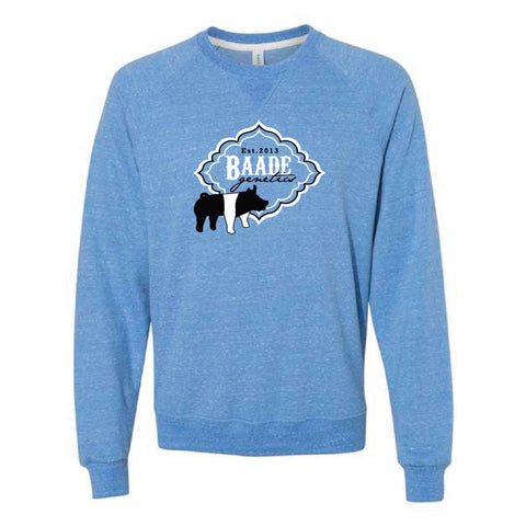 Baade Genetics 25 -  French Terry Crewneck - Unisex - Royal