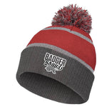 Badger Brawl - Beanie  - Scarlet Carbon