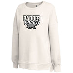 Badger Brawl - Crewneck - Cream - Womens