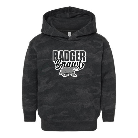 Badger Brawl - Hoodie - Storm Camo - Youth