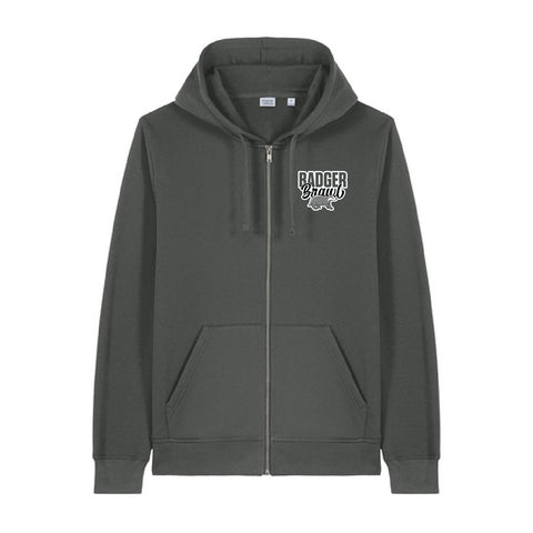 Badger Brawl 25 - Full Zip Hooded Sweatshirt - Unisex - Anthracite