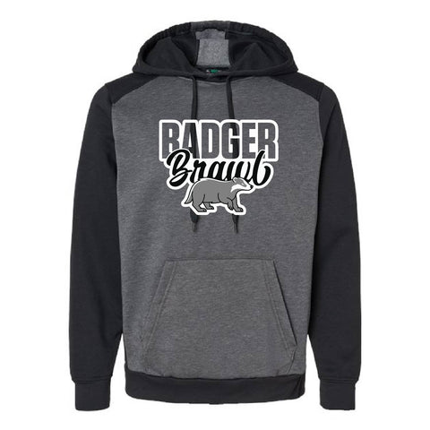 Badger Brawl 25 - Three Season Hooded Sweatshirt - Unisex - Carbon/Black