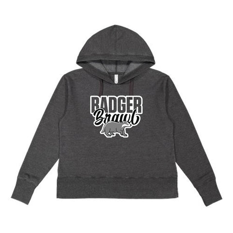 Badger Brawl 25 - Vintage Wash Hoodie - Unisex - Washed Black