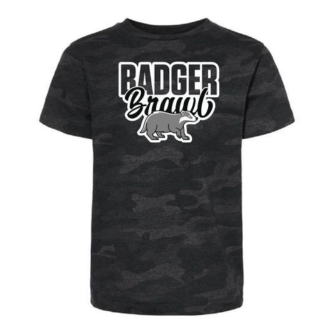Badger Brawl 25 - Fine Jersey Tee - Youth - Storm Camo