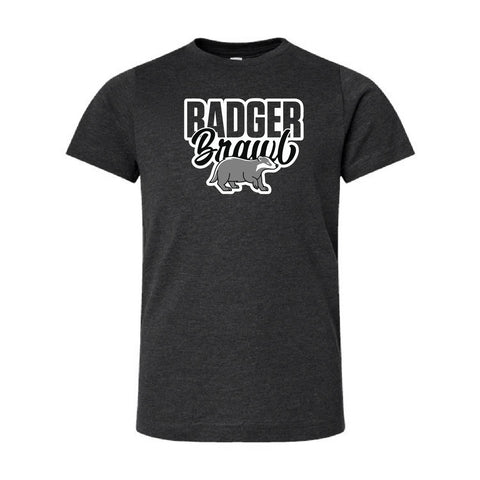 Badger Brawl 25 - Fine Jersey Tee - Youth - Vintage Smoke