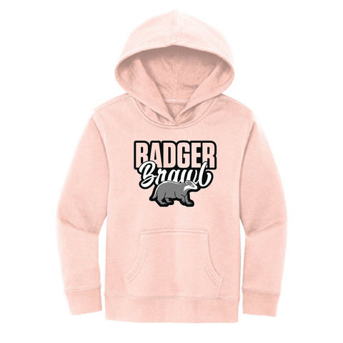 Badger Brawl 25 - Fleece Hoodie - Youth - Pink