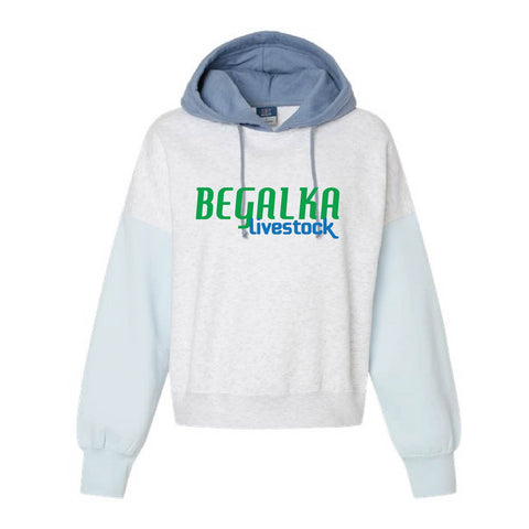 Begalka Livestock - Womens Hoodie - Artic Blue