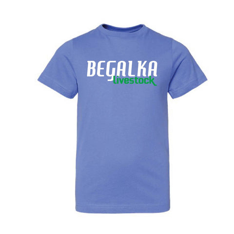 Begalka Livestock - Youth Tshirt - Carolina Blue