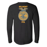 Belmont FFA - First/Last Name Option -  Long Sleeve Tee  - Unisex - Black