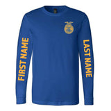 Belmont FFA - First/Last Name Option -  Long Sleeve Tee  - Unisex - True Royal