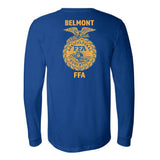 Belmont FFA - First/Last Name Option -  Long Sleeve Tee  - Unisex - True Royal