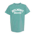 Belmont Braves - Shirt - Seafoam - Youth - Puff Transfer
