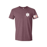 Belmont EMS - SoftStyle Tee - Unisex - Maroon Heather