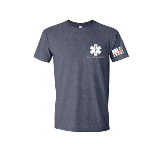 Belmont EMS - SoftStyle Tee - Unisex - Navy Heather