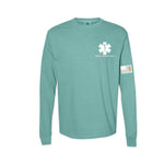Belmont EMS - Long Sleeve Garment Dyed Tee - Unisex - Sea Foam