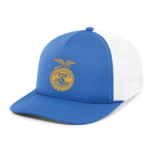 Belmont FFA - Foamie Trucker Hat - Royal/White/Royal
