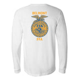 Belmont FFA - First and Last Name Option - Fleece Crewneck  - Unisex - White