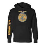 Belmont FFA - Last Name Option - Heavyweight Hoodie  - Unisex - Black
