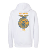 Belmont FFA - First/Last Name Option - Heavyweight Hoodie  - Unisex - White