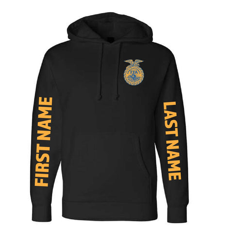 Belmont FFA - First/Last Name Option - Heavyweight Hoodie  - Unisex - Black