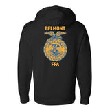 Belmont FFA - First/Last Name Option - Heavyweight Hoodie  - Unisex - Black