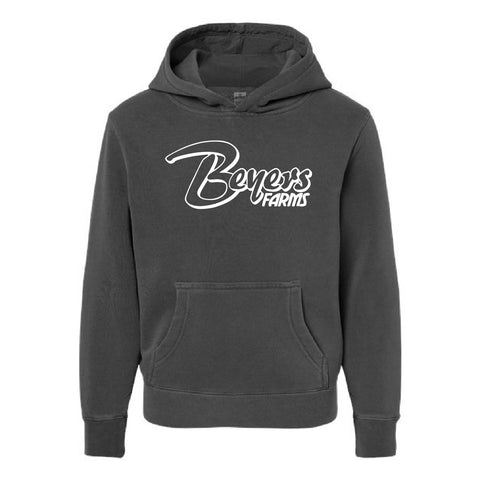 Beyers Farms - YOUTH Hoodie - Pigment Black