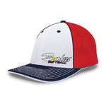 Bombers Softball  - Trucker Pacflex Cap - White/Red/Navy