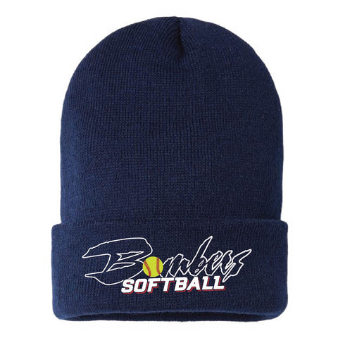 Bombers Softball  - Cuffed Beanie - Navy