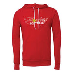 Bombers Softball  - Sponge Fleece Hoodie - Unisex - Red