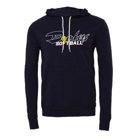 Bombers Softball  - Sponge Fleece Hoodie - Unisex - Navy