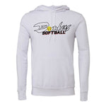 Bombers Softball  - Sponge Fleece Hoodie - Unisex - White