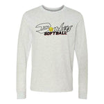 Bombers Softball  - Long Sleeve Tee - Unisex - Ash