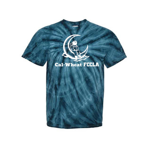 Cal-Wheat FCCLA Cyclone Pinwheel Tie-Dyed T-Shirt - Navy - Adult/Unisex