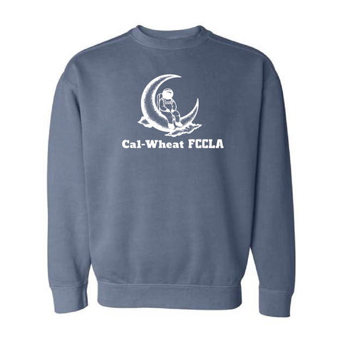 Cal-Wheat FCCLA Garment-Dyed Sweatshirt - Blue Jean - Adult/Unisex