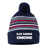 Champion Winter 25 - Pom Pom Beanie - Navy/White/Grey/Red