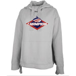 Champion Onion - Hooded Sweatshirt - Grey  - Womens