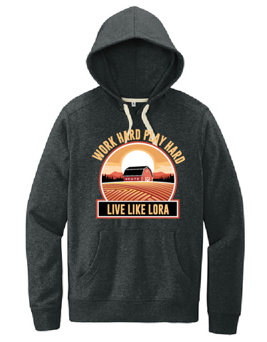 Live Like Lora - Fleece Hoodie - Youth - Charcoal Heather
