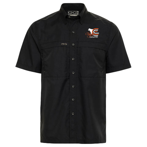 Clayton Cattle - Microfiber Fishing Shirt  - Unisex - Caviar